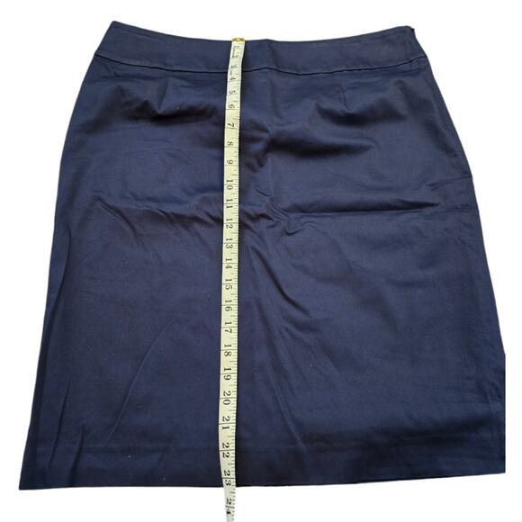 Boston Proper Maritime Navy‎ Blue Pencil Skirt Size 14 - Picture 3 of 9